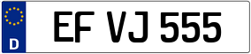 Truck License Plate